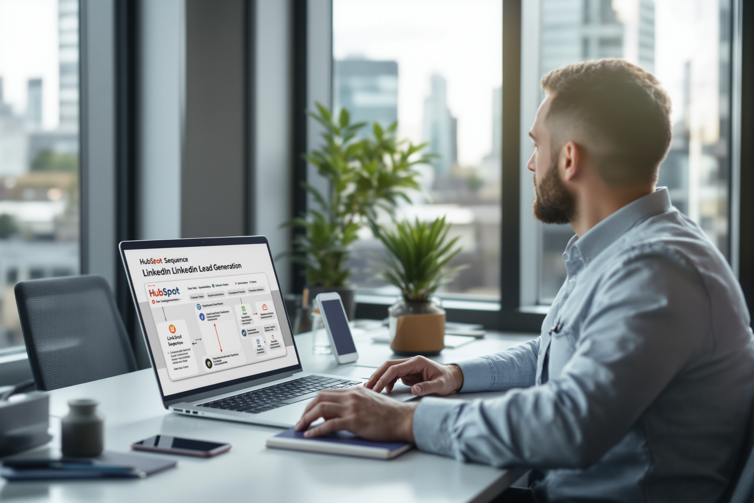 Vertriebsprofi automatisiert LinkedIn-Leadgenerierung mit HubSpot-Sequenzen. Vertriebsprofi automatisiert LinkedIn-Leadgenerierung mit HubSpot-Sequenzen.