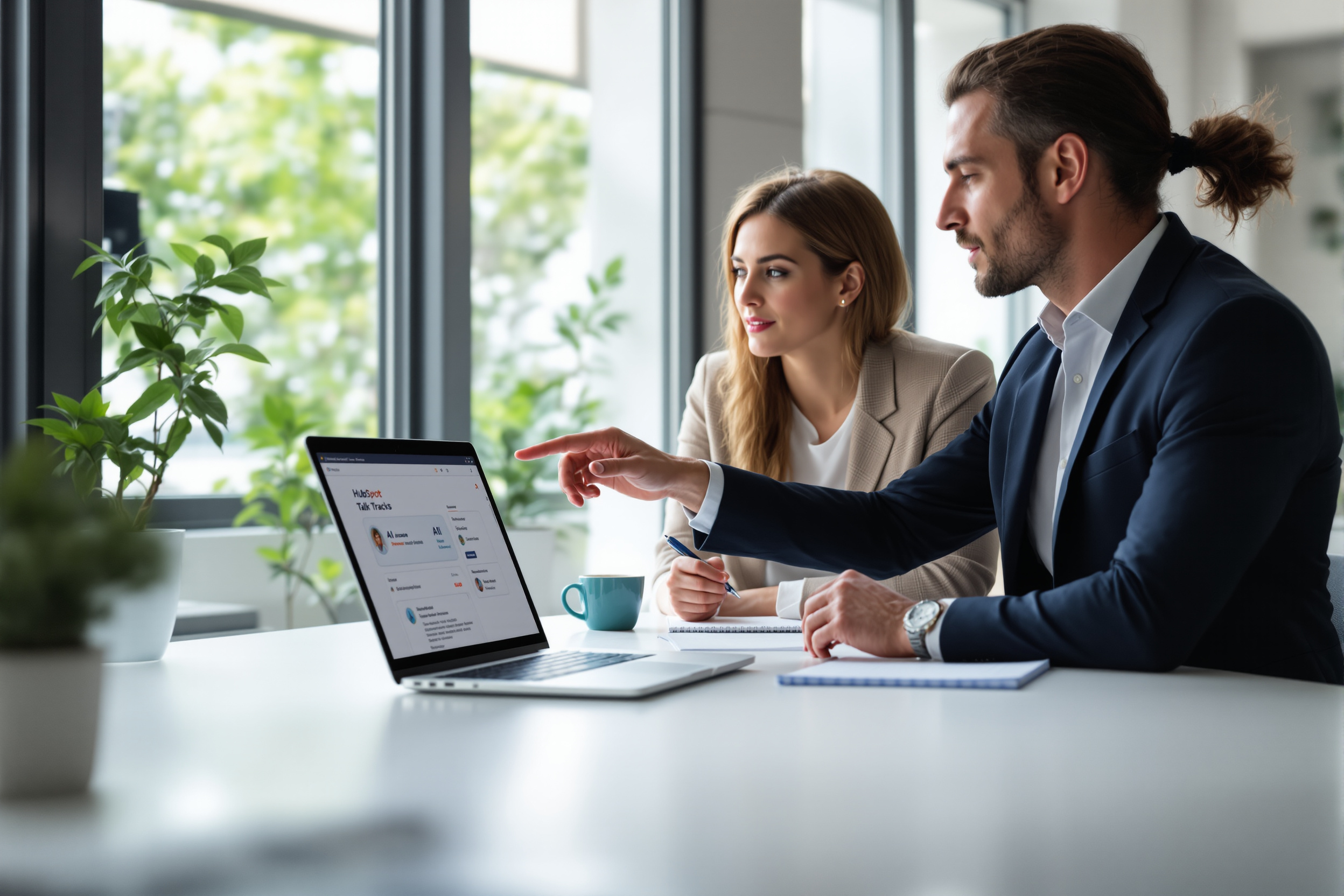 B2B‑Vertriebsteam nutzt KI‑generierte Talktracks in HubSpot zur Steigerung der Abschlussraten. B2B‑Vertriebsteam nutzt KI‑generierte Talktracks in HubSpot zur Steigerung der Abschlussraten.