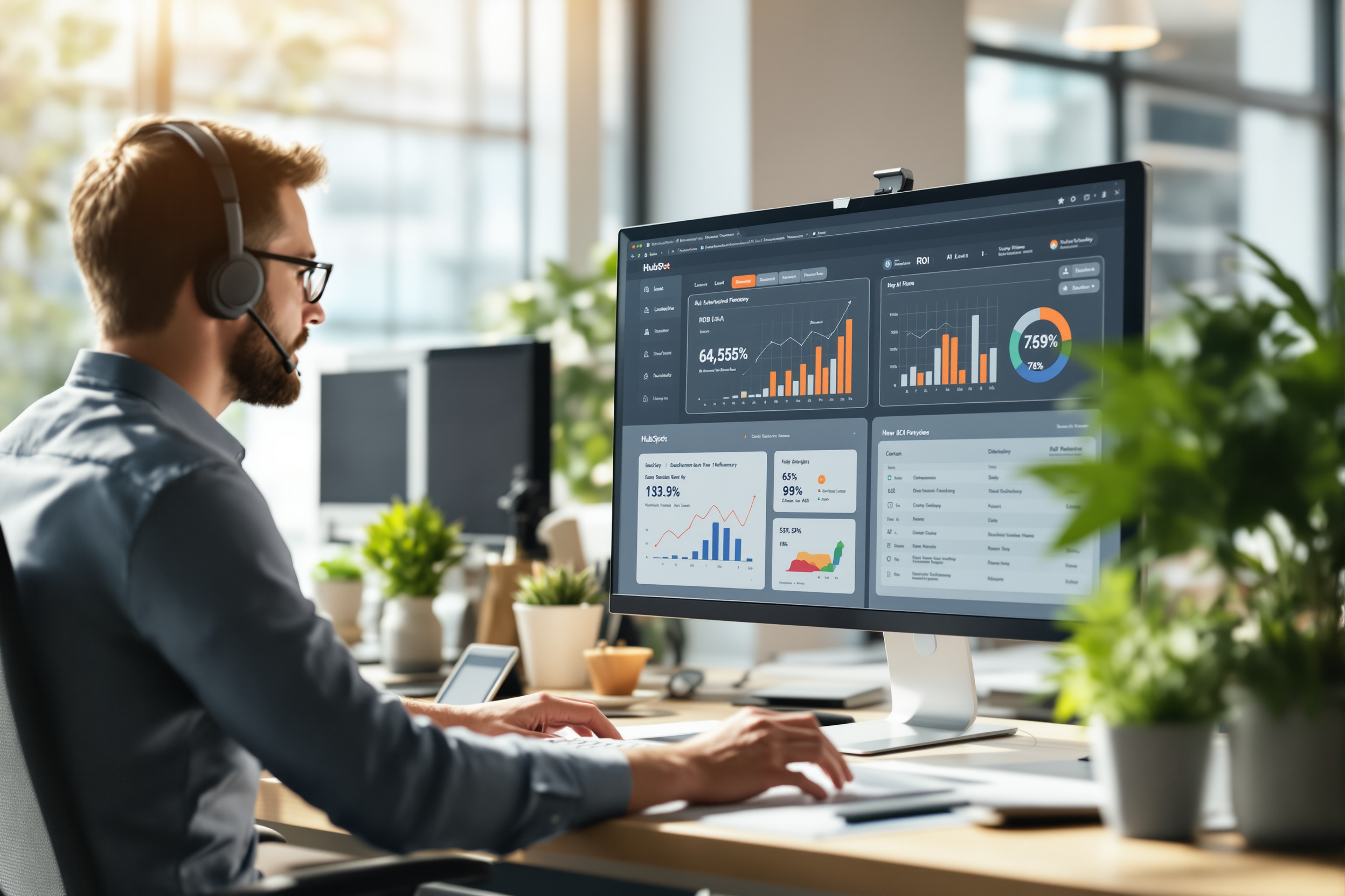 Vertriebsmitarbeiter nutzt AI‑Dialer in HubSpot zur Steigerung von Effizienz und ROI. Vertriebsmitarbeiter nutzt AI‑Dialer in HubSpot zur Steigerung von Effizienz und ROI.