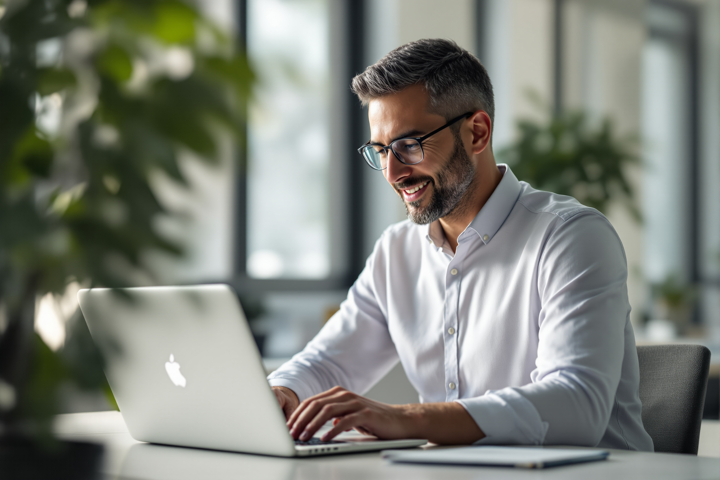 B2B‑Vertriebsprofi nutzt HubSpot AI für Speed‑to‑Lead‑Calls in modernem Büro. B2B‑Vertriebsprofi nutzt HubSpot AI für Speed‑to‑Lead‑Calls in modernem Büro.